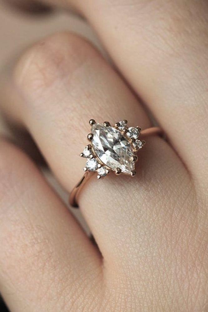 moissanite engagement rings marquise cut1