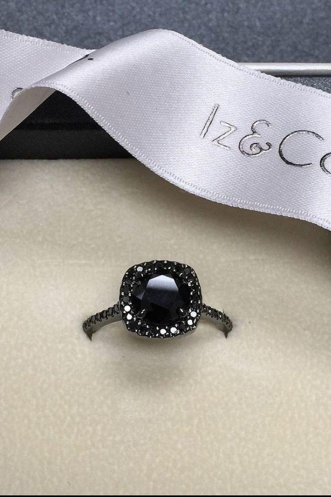 black diamond engagement rings halo beautiful rings