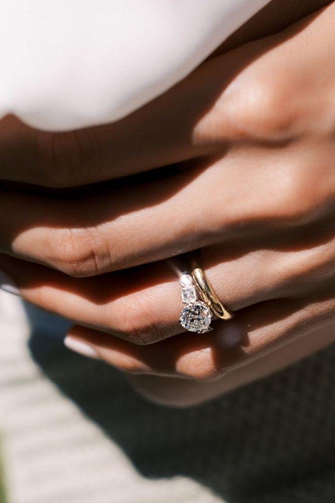 diamond wedding rings amazing two tone wedding rings