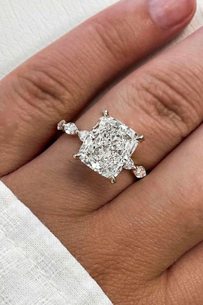 simple engagement rings princess cut rings