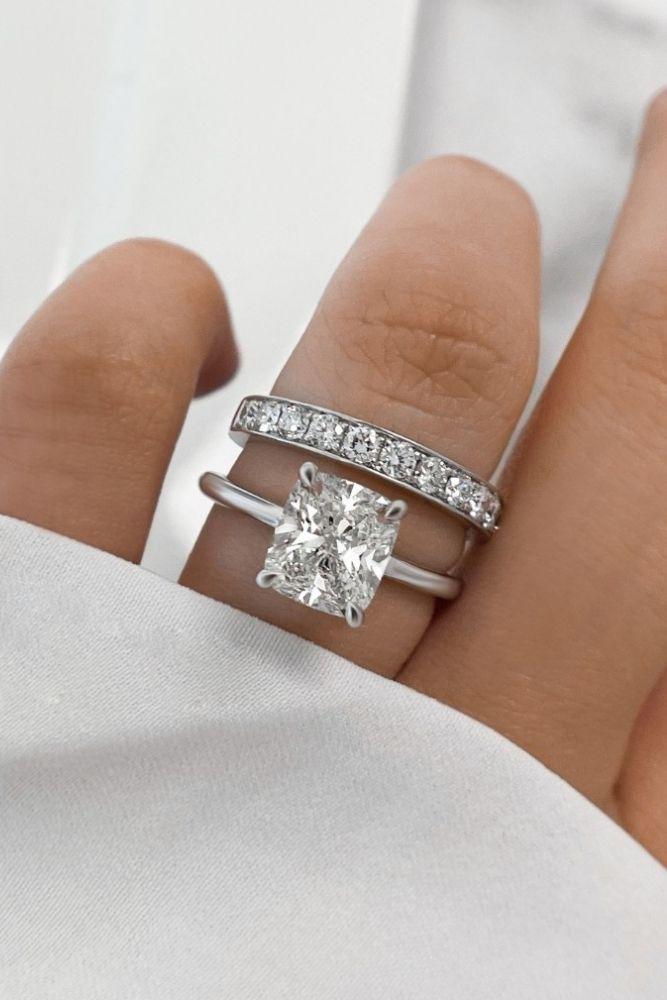simple engagement rings princess diamond rings2