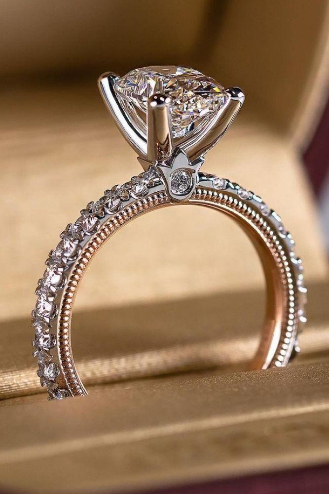 simple engagement rings radiant cut diamonds rings2
