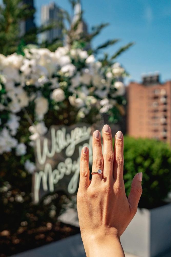 engagement photos summer ideas with rings