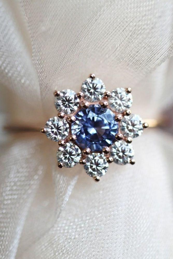 sapphire engagement rings in rose gold2