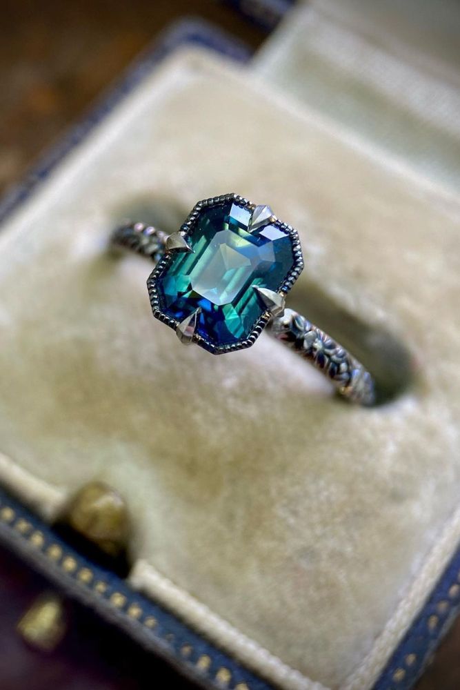 sapphire engagement rings white gold rings