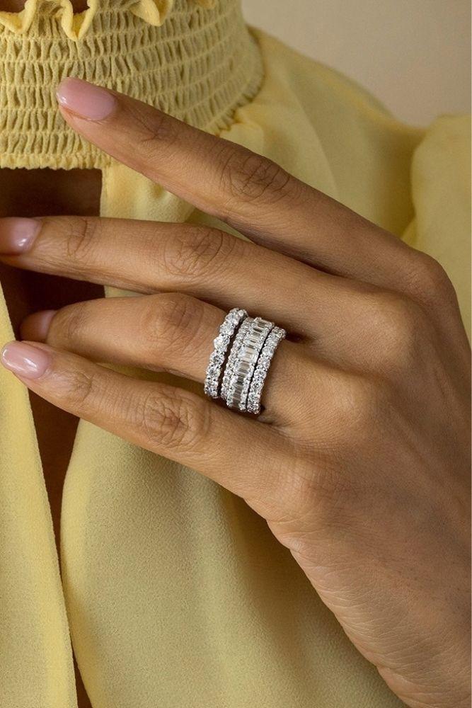 bridal sets white gold wedding bands