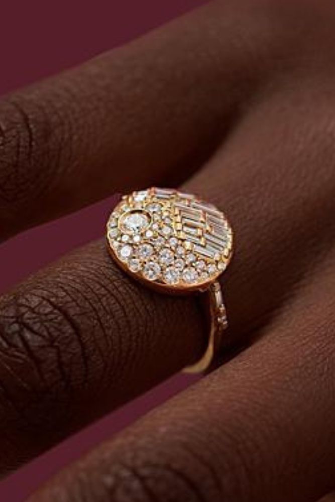 unique engagement rings baguette emerald rings