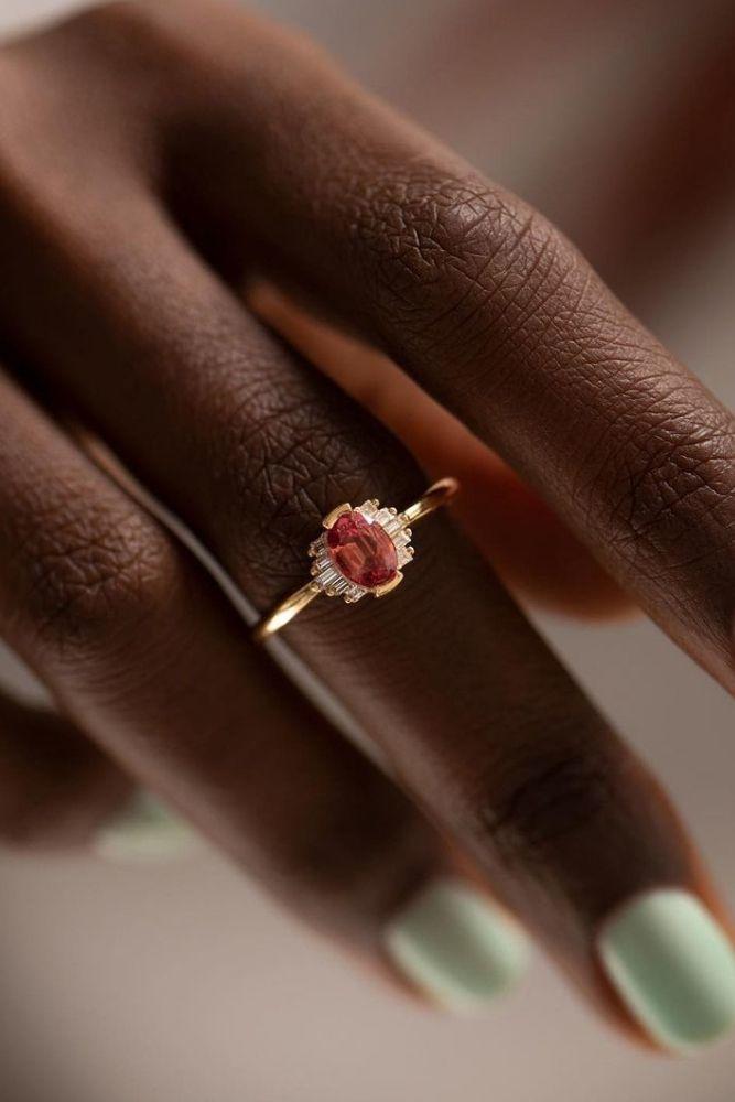 unique engagement rings in rose gold1