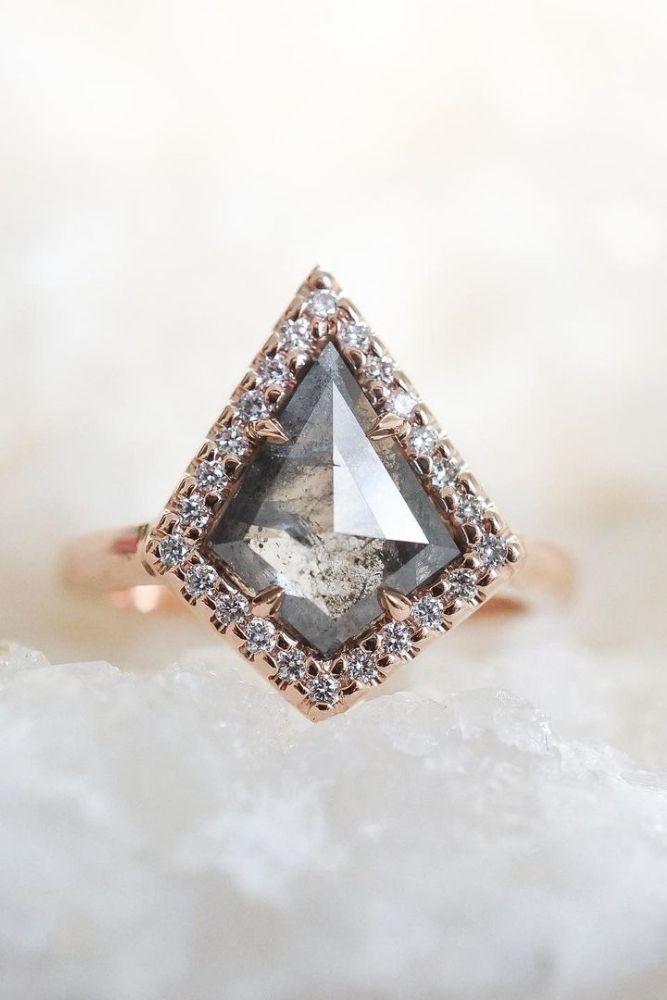 unique engagement rings in rose gold2