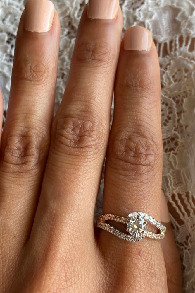 unique engagement rings moissanite rings