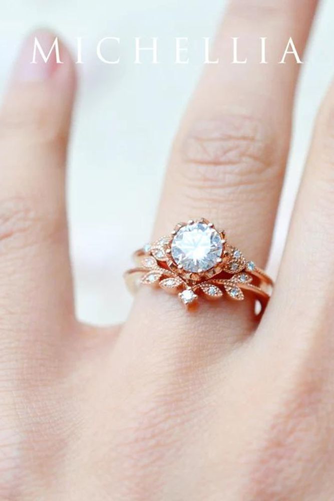 unique engagement rings moissanite rings