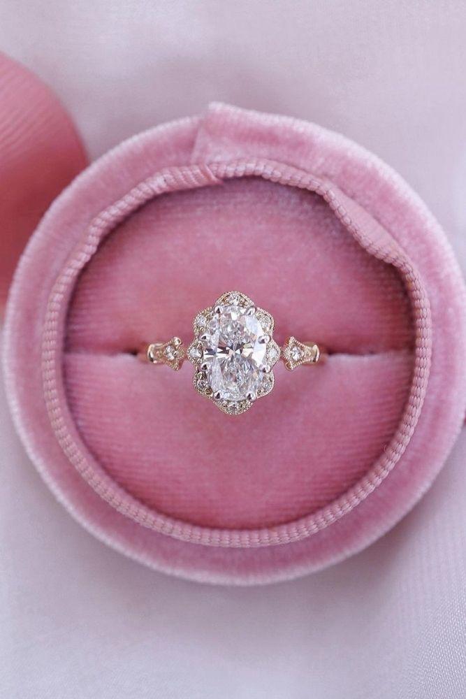 unique engagement rings unique engagement rings in rose gold1