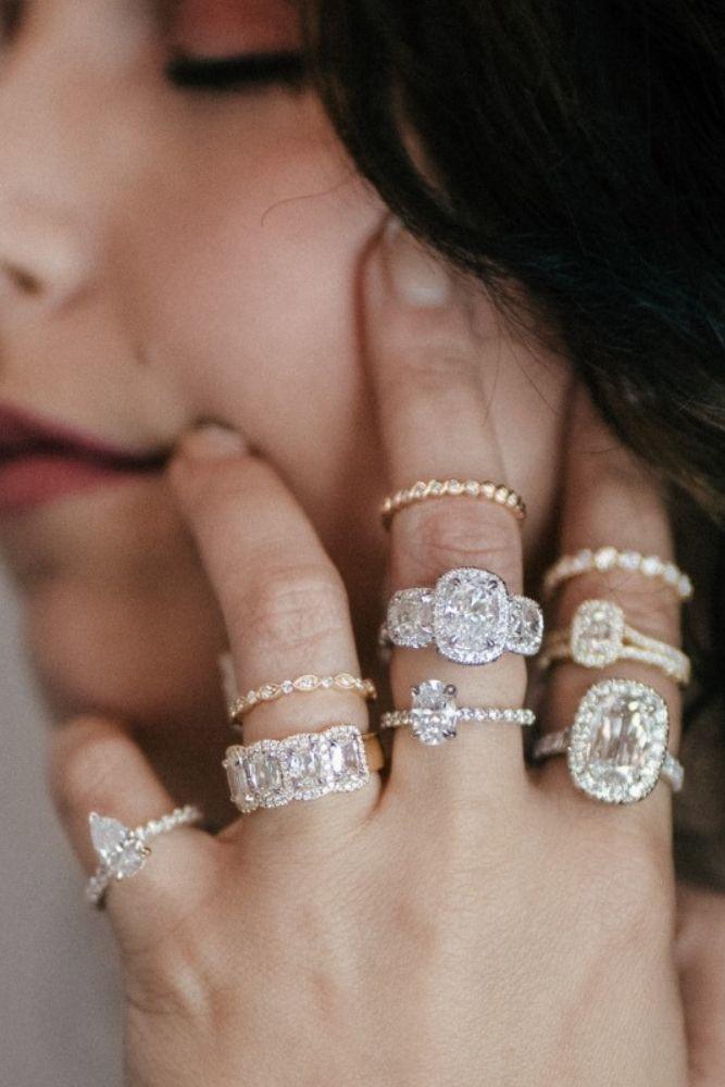 unique engagement rings with unique elements