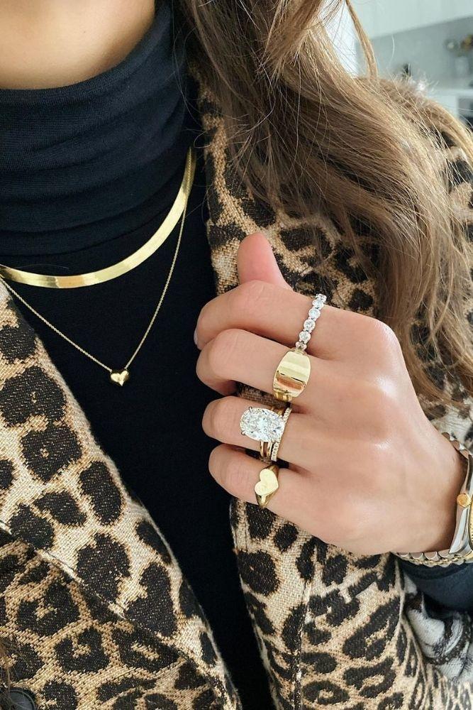 unique engagement rings yellow gold rings