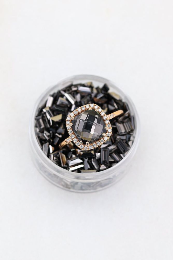 black diamond engagement rings solitaire rings2