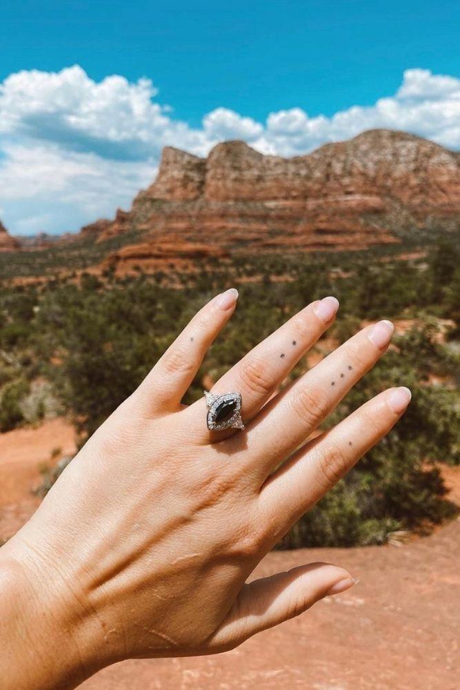 black diamond engagement rings unique wedding rings