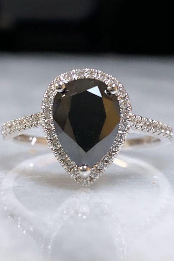 black diamond engagement rings unique wedding rings1