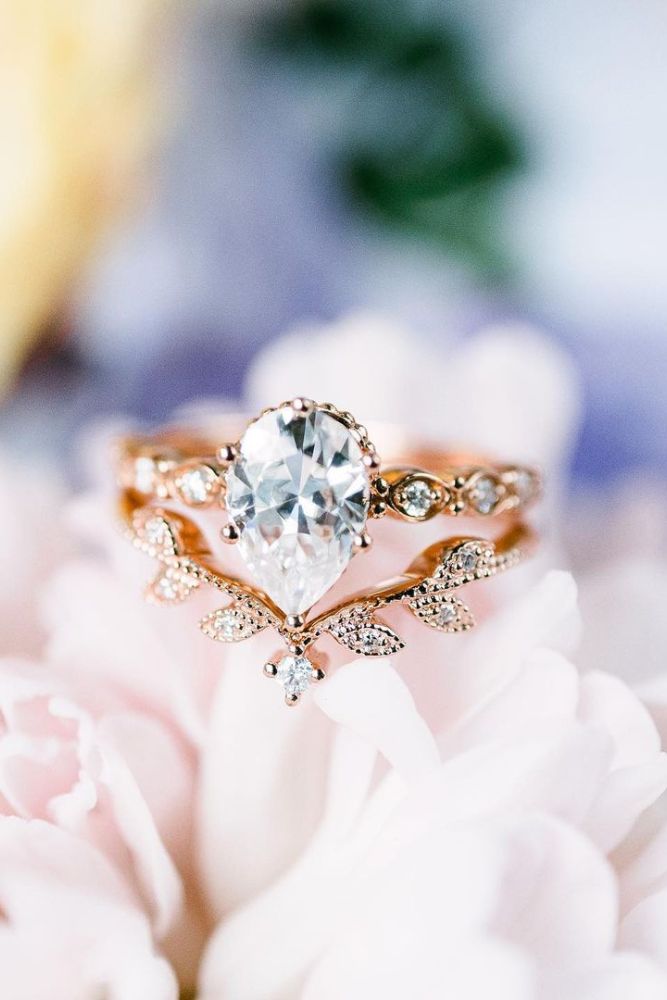 Engagement Rings : Picture Description 33 The Most Beautiful Gold  Engagement Rings ❤️ gold… | Dream engagement rings, Bridal rings, Unique  engagement rings