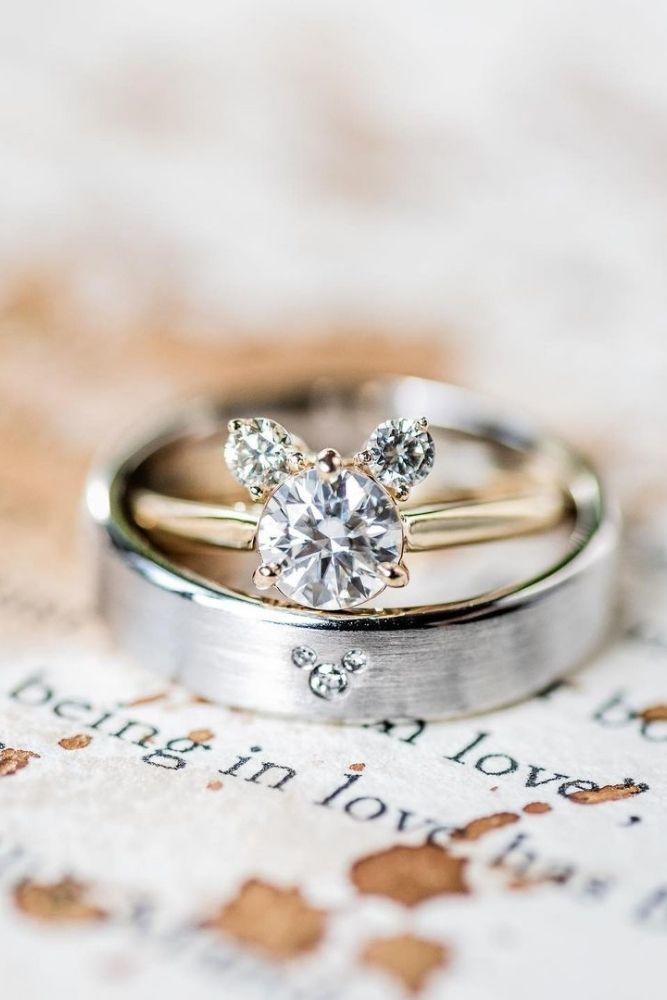 diamond wedding rings with round cut diamonds2