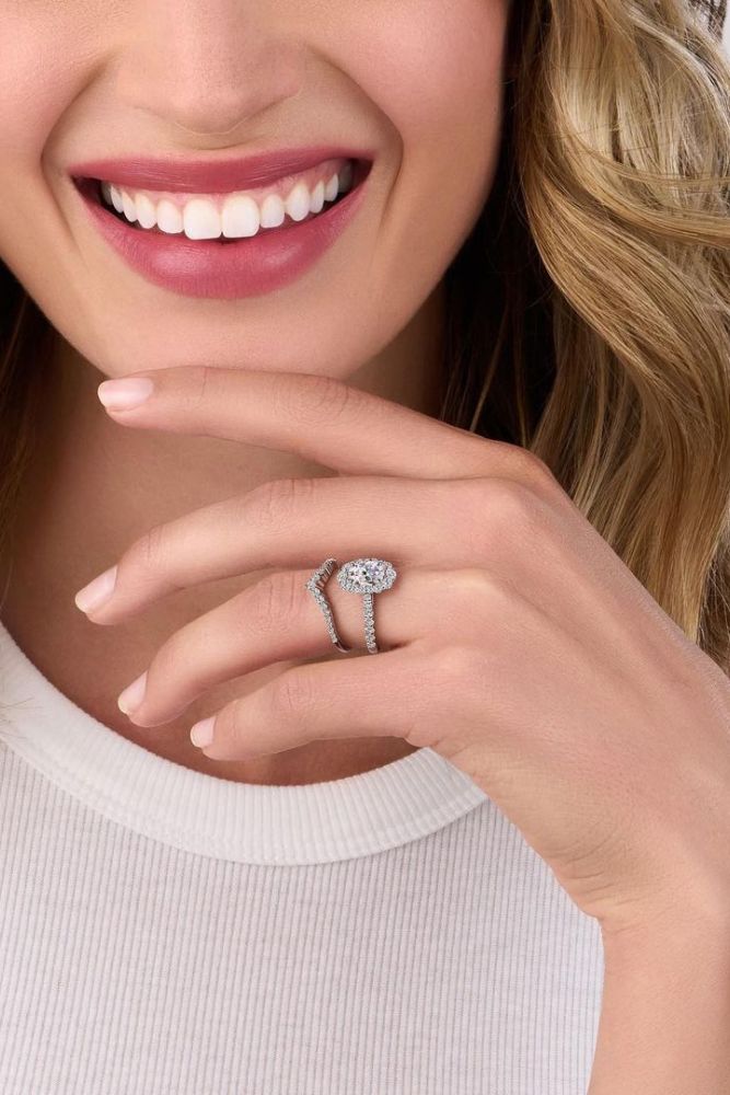diamond wedding rings with solitaire diamonds