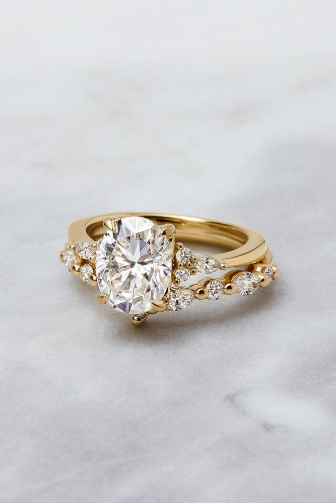 diamond wedding rings yellow gold rings