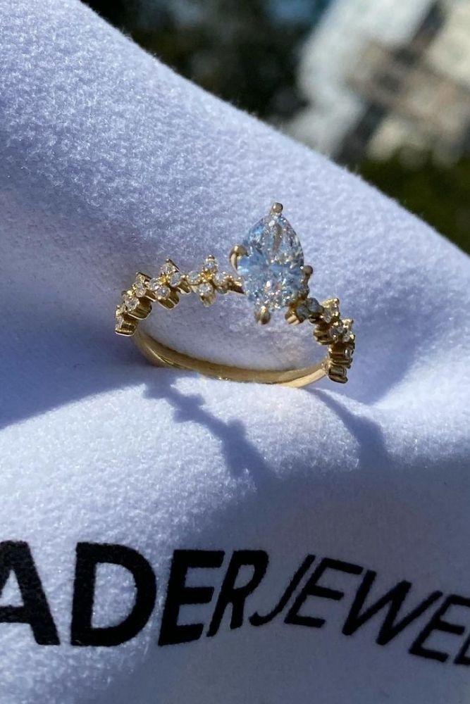 marquise diamond unique rings