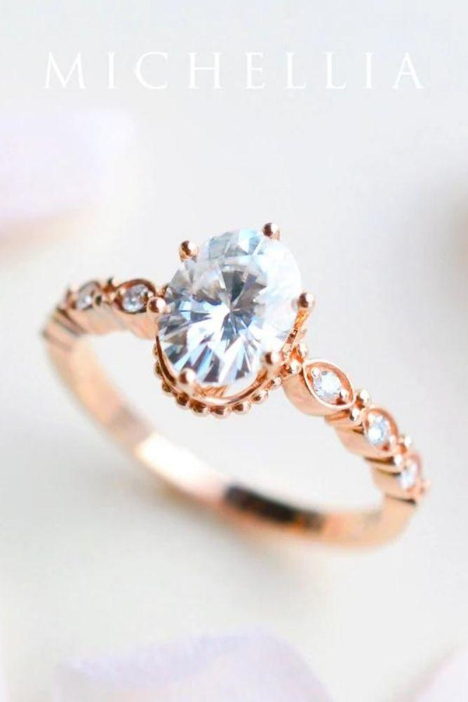 solitaire engagement rings with oval stone1