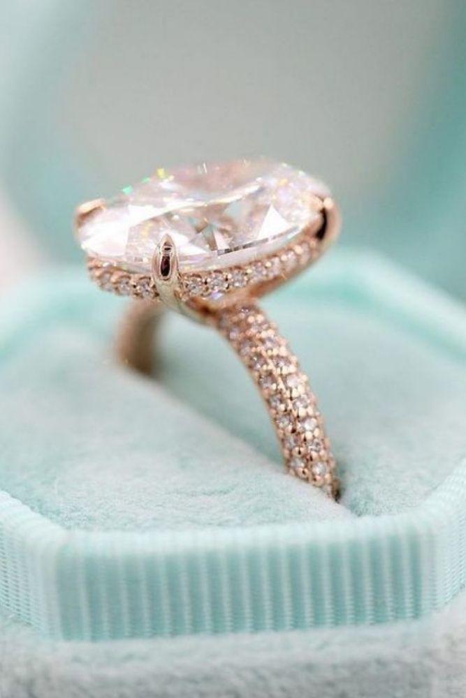 vintage engagement rings amazing rings in rose gold1