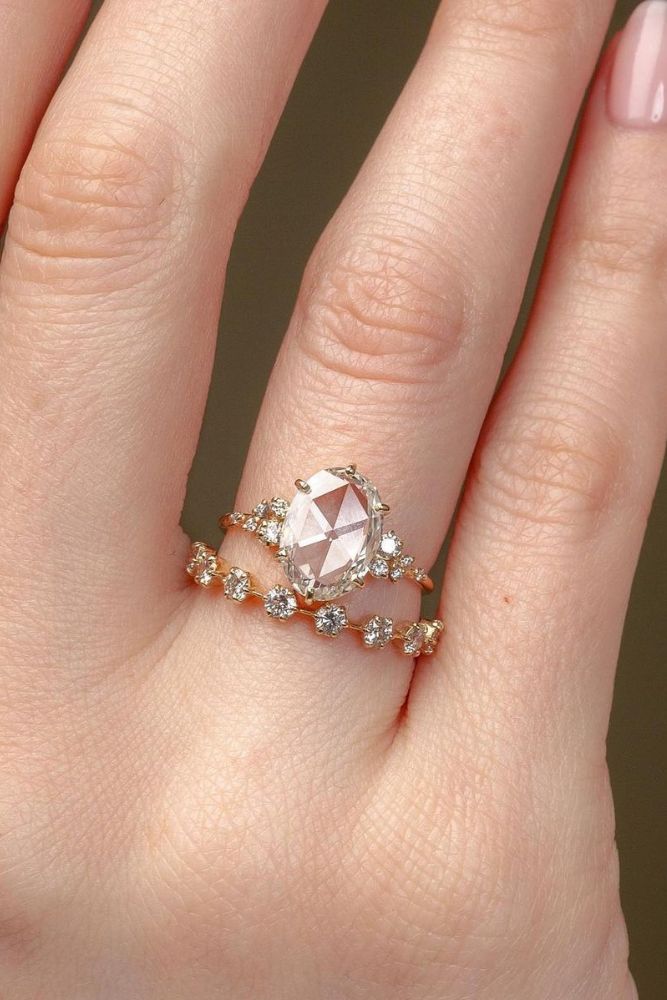 vintage engagement rings in rose gold
