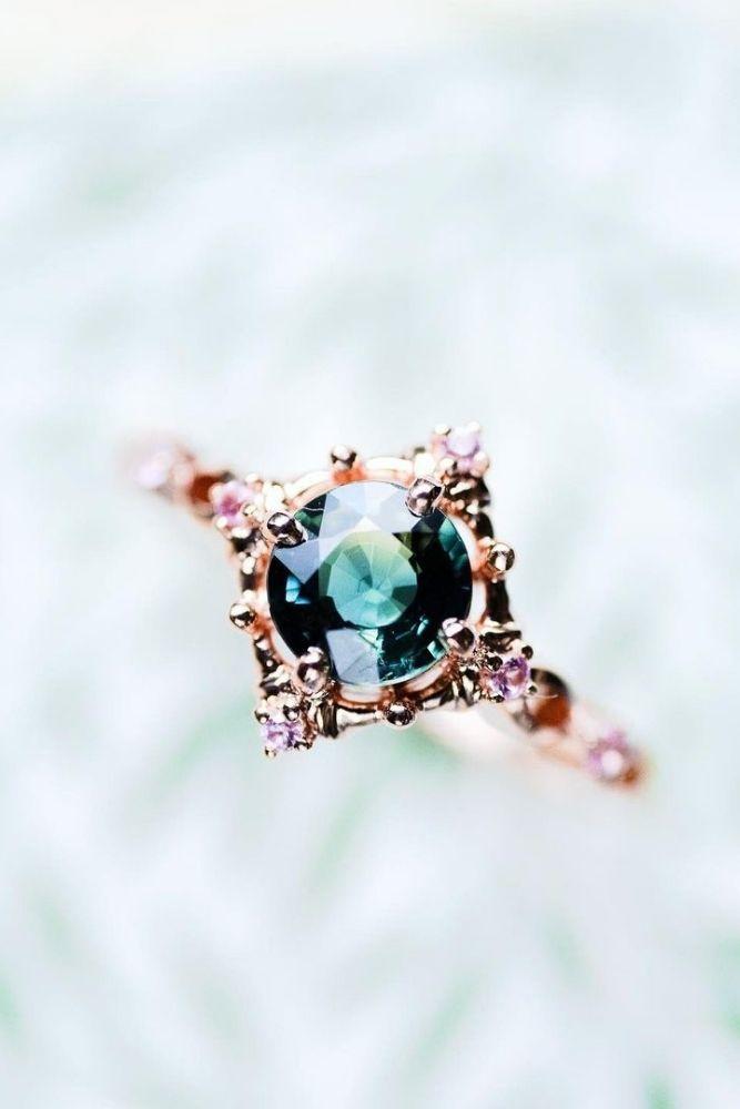 vintage engagement rings rose gold rings