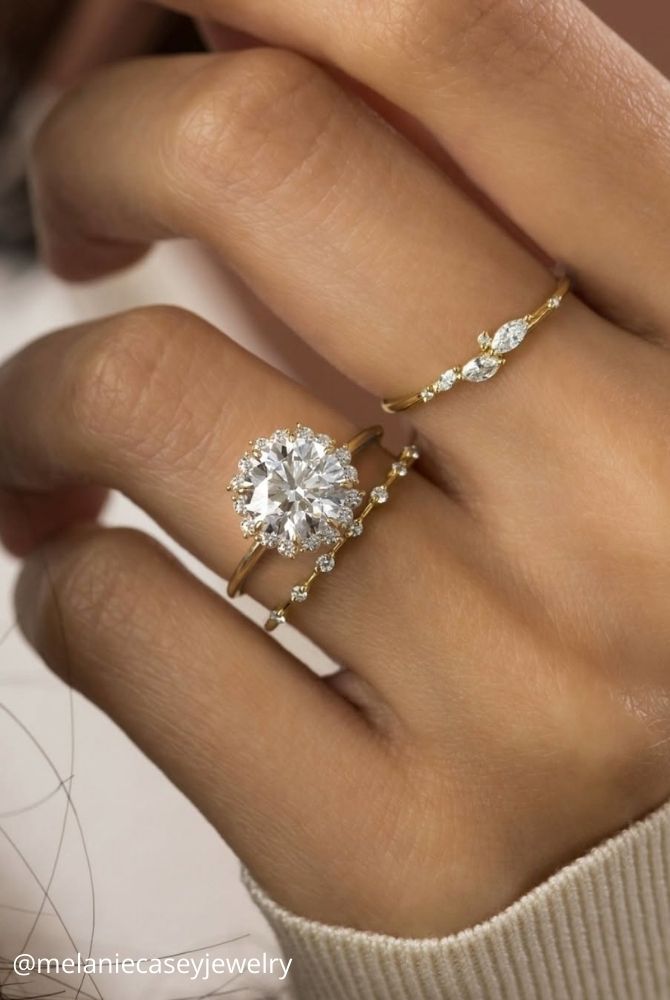 diamond wedding rings riund cut diamond wedding ring set melaniecaseyjewelry